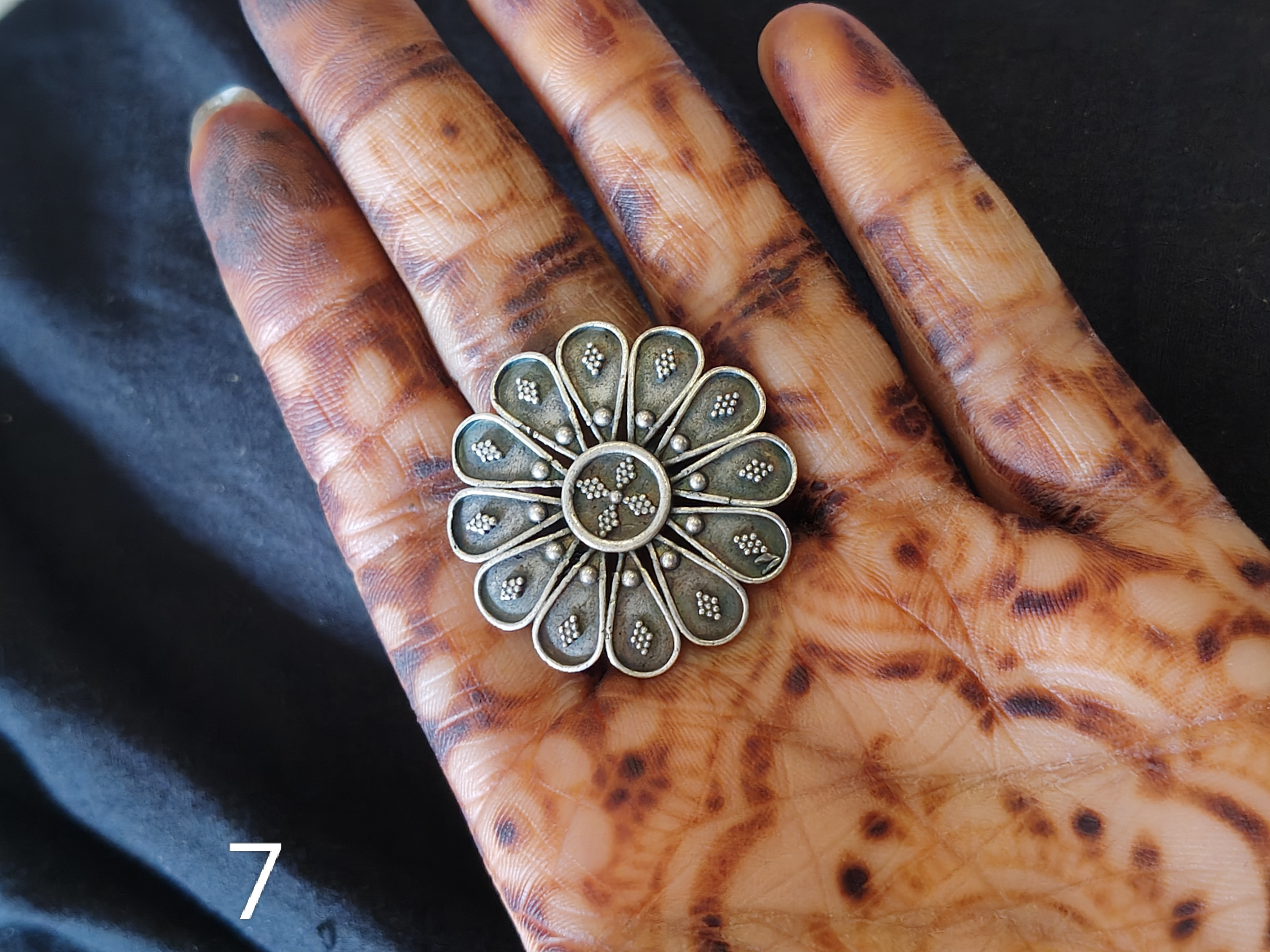 Silver lookalike ring 